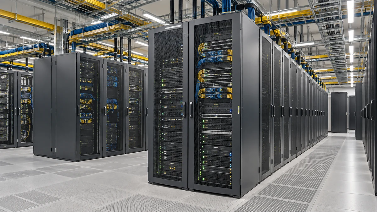 Modern data center infrastructure representing our Sofia location