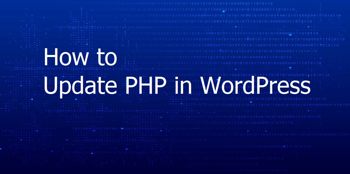 how to update php in wordpress