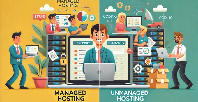 Managed Hosting vs Unmanaged Hosting comparison