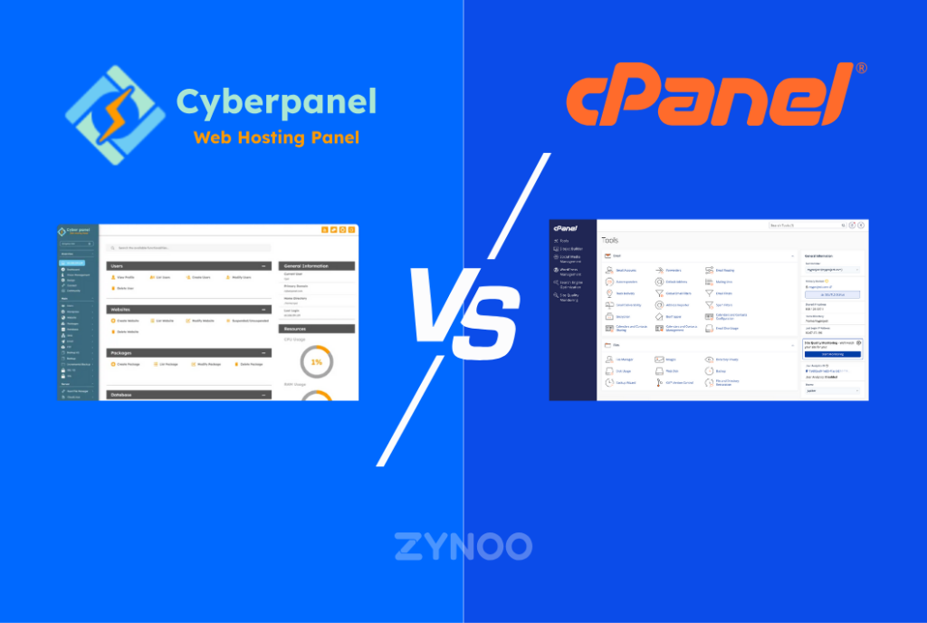 cyberpanel vs cPanel