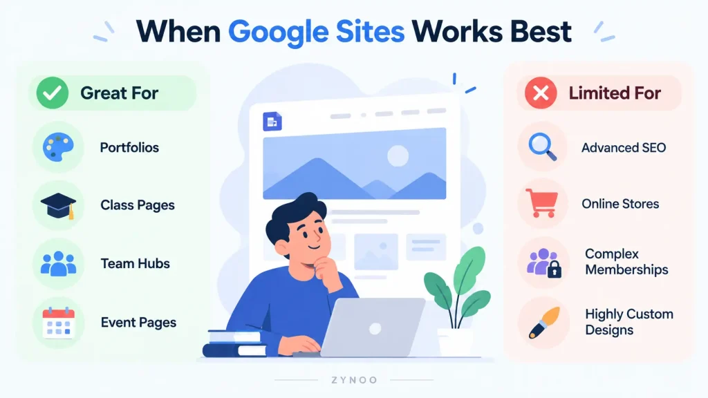 Czy szablony Google Sites nadają się do stron firmowych?