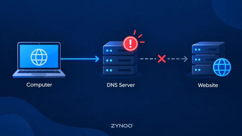 Le serveur DNS ne répond pas