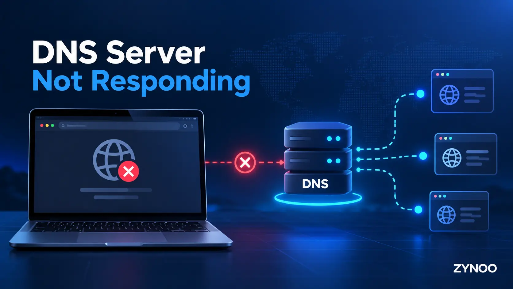 Máy chủ DNS không phản hồi