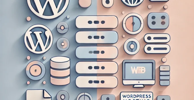 WordPress Hosting vs Web Hosting