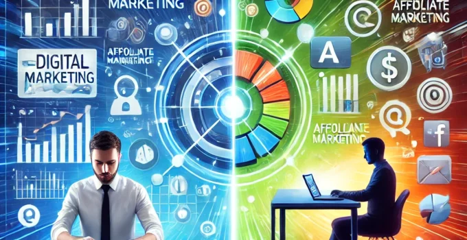 Digital Marketing vs Affiliate Marketing - zynoo.com