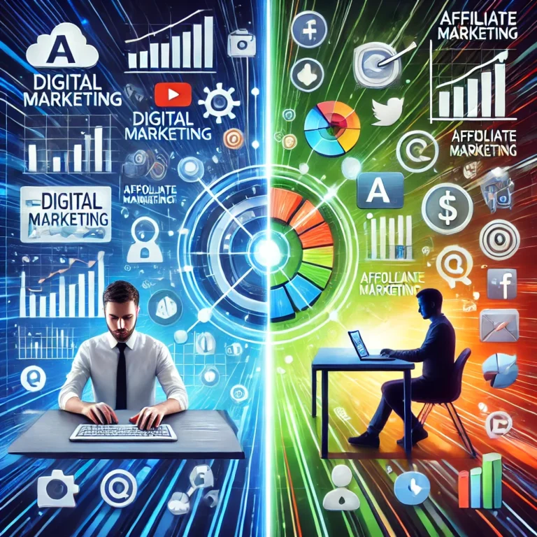 Digital Marketing vs Affiliate Marketing - zynoo.com