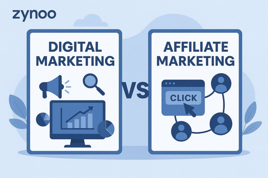 Digital Marketing vs Affiliate Marketing