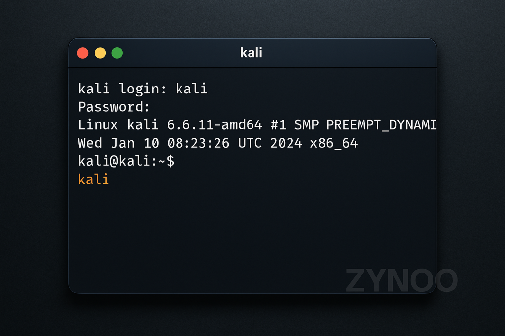 zynoo - kali linux
