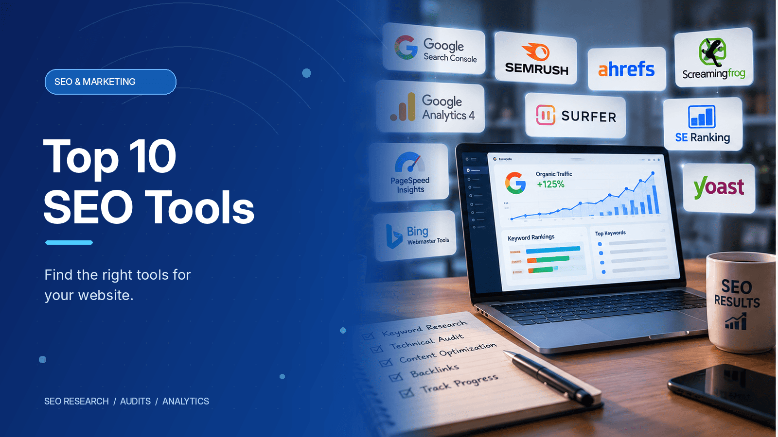 Топ-10 SEO-инструментов
