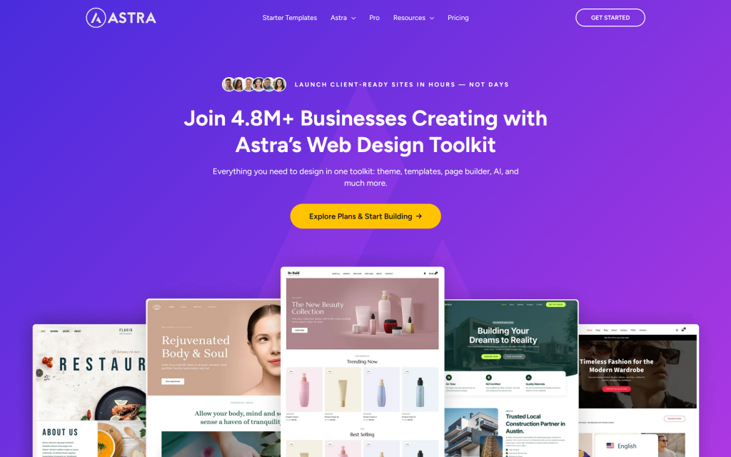 astra theme - zynoo