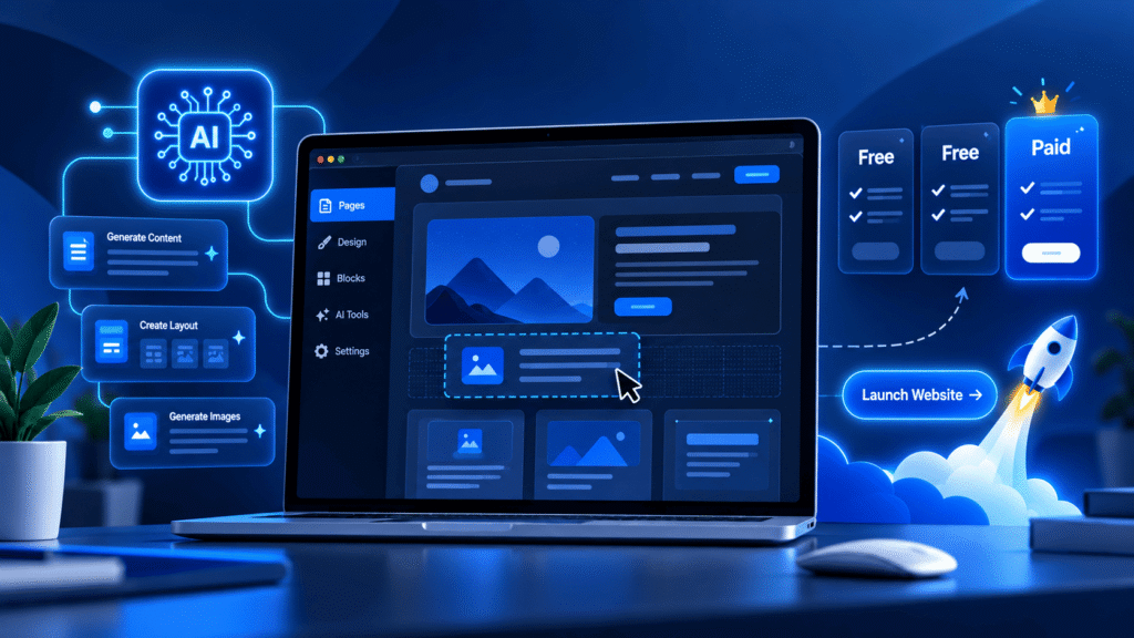 build a WordPress website with AI
